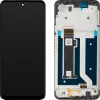  LCD kijelző modul Motorola Moto G34 típusú készülékhez, fekete