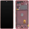  LCD kijelző modul Samsung Galaxy S20 FE G780, piros,