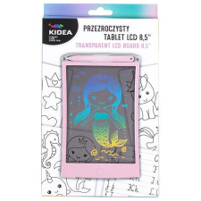 LCD kijelzős rajztábla átlátszó - rózsaszín kreatív és készségfejlesztő