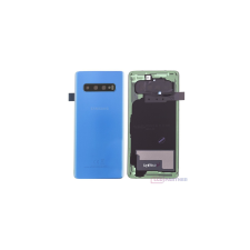 LCD Partner Samsung Galaxy S10 G973F Akkumulátor fedél kék - eredeti mobiltelefon, tablet alkatrész