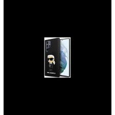 LCD Partner Samsung Galaxy S23 Ultra Karl Lagerfeld folyékony szilikon Ikonik NFT tok fekete tok és táska