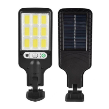 LD 180W-s fali led lámpa távirányítóval, napelemmel, mozgásérzékelővel kültéri világítás