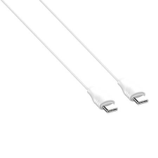 LDNIO LC131-C USB-C - USB-C kábel 65W 1m fehér (5905316142947) (LC131-C Type-C to Ty) - Adatkábel kábel és adapter