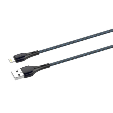 LDNIO LS522 2m USB - Lightning Cable (Grey-Blue) kábel és adapter