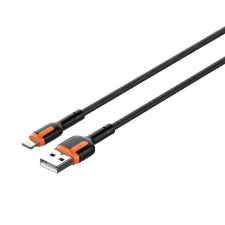 LDNIO LS531, USB - Lightning 1m kábel (szürke-narancs) kábel és adapter