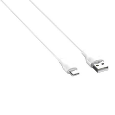 LDNIO LS550 USB-A - USB-C kábel 2.4 A 0,2m fehér (5905316143838) (LS550 type c) kábel és adapter