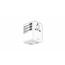 LDNIO Utazó adapter 65W, Fehér kábel és adapter