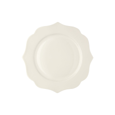 LE COQ Porcelaine LE COQ »Ionica« Lapos tányér, ø: 150 mm, elefántcsont tányér és evőeszköz