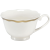 LE COQ Porcelaine LE COQ »Ionica« Mokka csésze, tartalom: 0,10 liter, magasság: 50 mm, arany szél