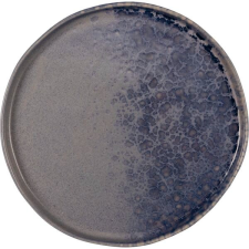 LE COQ Porcelaine Sekély tányér, Le COQ Phobos 26,5 cm, szürkéskék tányér és evőeszköz
