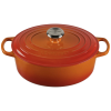 Le Creuset Signature 27cm Öntöttvas Főzőedény 4.1L - Narancssárga