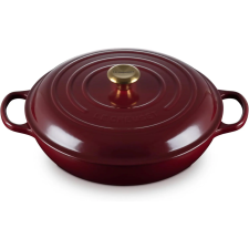 Le Creuset Signature Öntöttvas főzőedény fedővel Ø 30cm 3,5L - Piros edény
