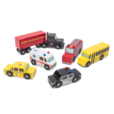 Le Toy Van New York jármű készlet autópálya és játékautó