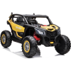 LEAN CARS 24 V Buggy XB-2118 2 Személyes Elektromos Kisautó 9820 - 4x200 W Motorral, Szülői Távirányítóval, Sárga (9820-uniw)