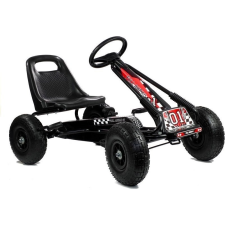LEAN CARS A-15 Go-Cart Fekete Pumpás Kerekek 2893 (2893) autópálya és játékautó