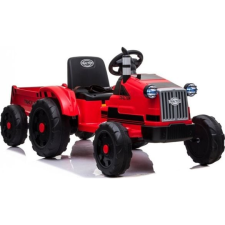 LEAN CARS Akkumulátoros Vontató Pótkocsival CH9959 Piros (5328) elektromos járgány