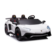 LEAN CARS Autó akkumulátor Lamborghini XXL A8803 fehér 24V elektromos járgány