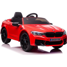 LEAN CARS Elektromos Kisautó 9573 - BMW M5, 12 V, Piros (9573) elektromos járgány