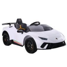 LEAN CARS Elektromos utazás autón Lamborghini Huracan White elektromos járgány