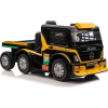 LEAN CARS Mercedes Axor XMX622B Elektromos Kamion 4247 - 24 V, 2 Darab 400 W Motor, LCDKijelzővel, Szülői Távirányítóval, Sárga (4247)