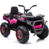 LEAN CARS XMX607 12V Elektromos Quad 4 darab 45W Motorral ,Kulcsos Indulással, EVA Kerekekkel Szülői Távirányítóval Pink 21381 (21381)