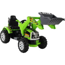 Lean Sport Akkumulátoros Traktor Kotrógéppel Zöld (3404) elektromos járgány