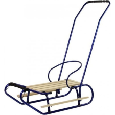 Lean Sport Fém Szánkó Tolórúddal Strap Háttámlával Kék (L-13366-0) szánkó