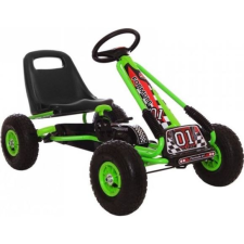 Lean Sport Gokart Zöld Fujható Gumikerékkel 5155 (5155-uniw) autópálya és játékautó