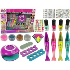 Lean Sport Nagy Körömfestő Készlet - Körömtollakkal, Csillogó Matricákkal, Szárítóval (10500) kreatív és készségfejlesztő