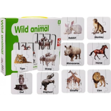 Lean Sport Oktatási Puzzle Vadállatok Angol 7811 (7811) oktatójáték