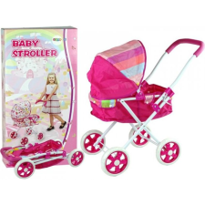 Lean Sport Rózsaszín Babakocsi Színes Baldachinnal 66 cm (9420) babakocsi