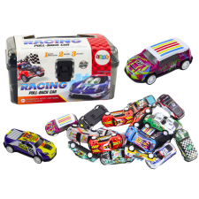 Lean Toys 25 darabos autósbőrönd szőnyeg utakkal autópálya és játékautó