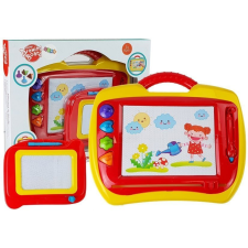 Lean Toys 2 db-os mágneses asztal, kék és sárga bélyegekkel kreatív és készségfejlesztő