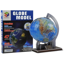 Lean Toys 3D puzzle Globe 47 elemes modell oktatójáték puzzle, kirakós