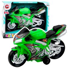 Lean Toys A Racing Bike Racer meghajtó lámpái zölden hangzanak autópálya és játékautó