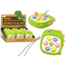Lean Toys Arcade játék Whack A Mole Letters Dinosaur Green oktatójáték