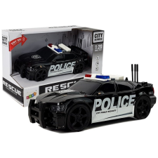Lean Toys Auto Police Tension Drive, Fények és hangok 1:20 autópálya és játékautó
