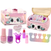 Lean Toys Beauty Set Plush Cosmetic Bag Kitty Nail Polish Lipsticks