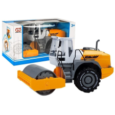 Lean Toys Big Road Roller modell mozgatható előlappal autópálya és játékautó