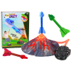 Lean Toys Dinosaurs Volcano állítható rakétavető játékkészlet
