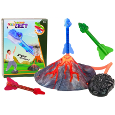 Lean Toys Dinosaurs Volcano állítható rakétavető játékkészlet elektronikus játék