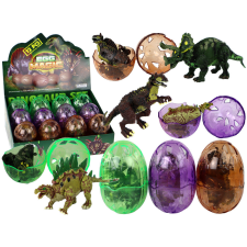 Lean Toys Dinoszaurusz figura tojás 3 szín 9 cm játékfigura