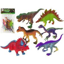 Lean Toys Dinoszaurusz figurák színes 6 db játékfigura