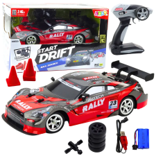 Lean Toys Drift autóverseny távirányítós piros-fekete 30km/h 1:16 távirányítós modell