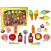 Lean Toys Édes finomságok készlet Fagylalt Cupcakes Szósz Kanalak