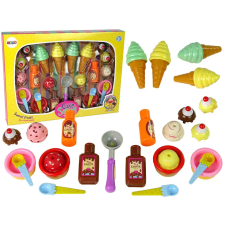Lean Toys Édes finomságok készlet Fagylalt Cupcakes Szósz Kanalak konyhakészlet