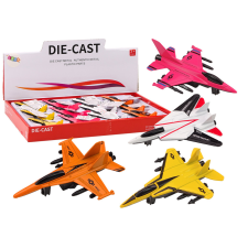 Lean Toys Fém sugárhajtású sugárhajtású vadászgép helikopter és repülő