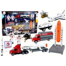 Lean Toys Figurakészlet Space Truck Rocket 15 El. játékfigura