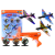 Lean Toys Gun Launcher Planes 3 Planes 3 Shields Orange