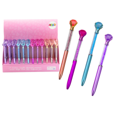 Lean Toys Gyémánt golyóstoll Diamonds Blue utántöltő 0,7 mm-es keverék toll